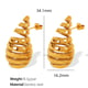EH52 Gold Earrings Picture4